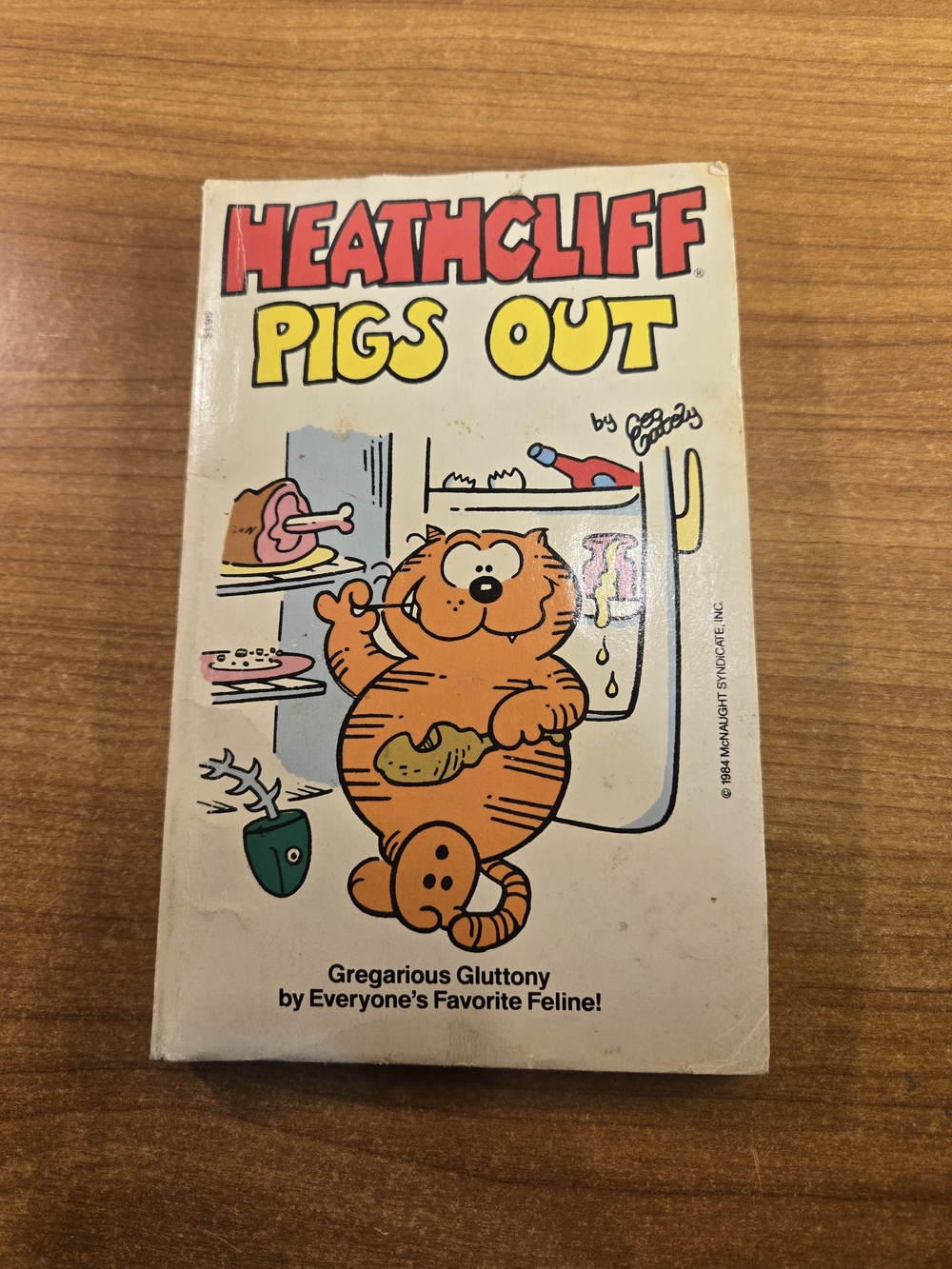 Heathcliff: Pigs Out by George Gately Charter Books Second Printing (1984) GC